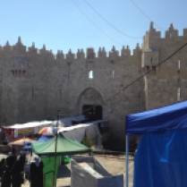 Bab'al Amood also known as Damascus Gate